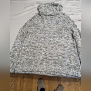 Garage Gray Cowl Neck Sweater